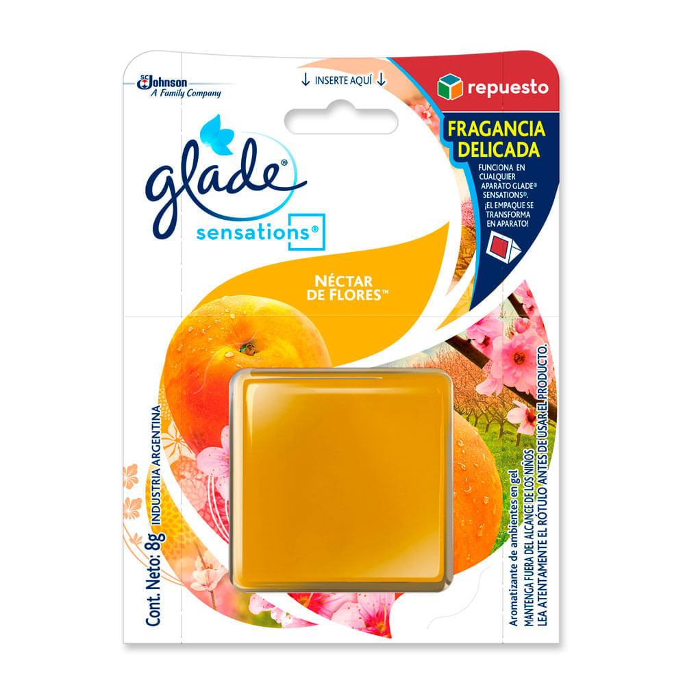 Aromatizante De Ambientes En Gel Glade Néctar De Flores Repuesto 8gr Masonline Más Online 4489