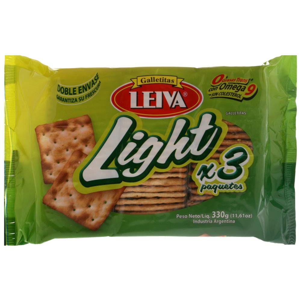 Galletitas De Agua Light Tripack Leiva 330gr Masonline Más Online 5401