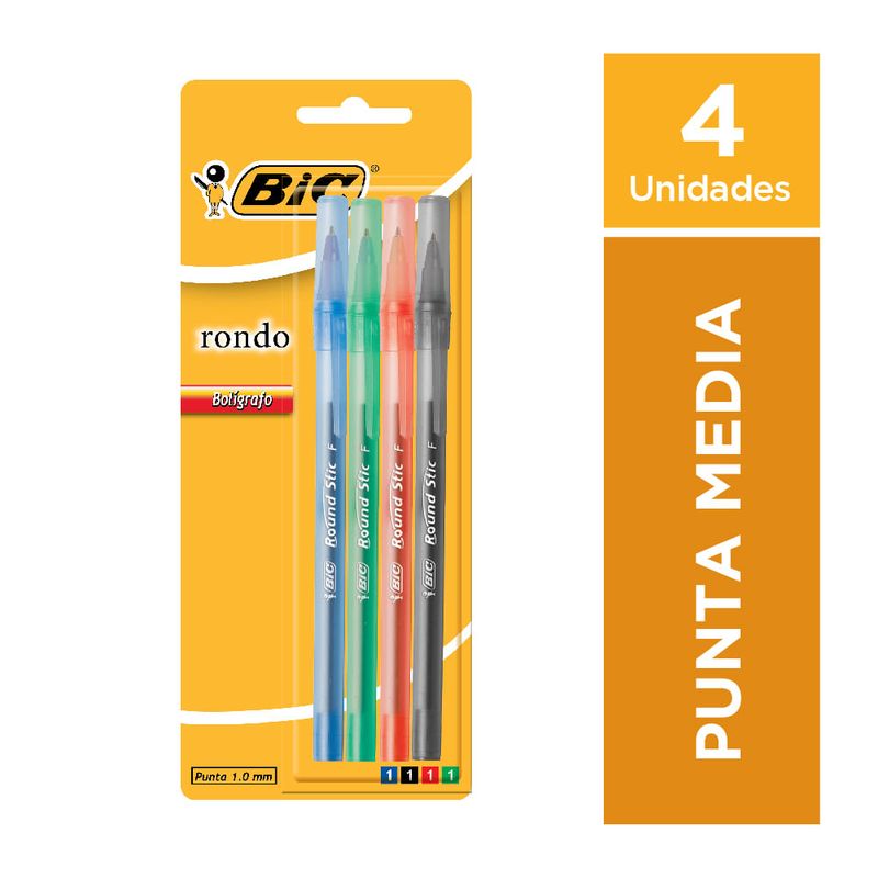 Boligrafo-Stick-Surtido-Bic-4u-1-17834
