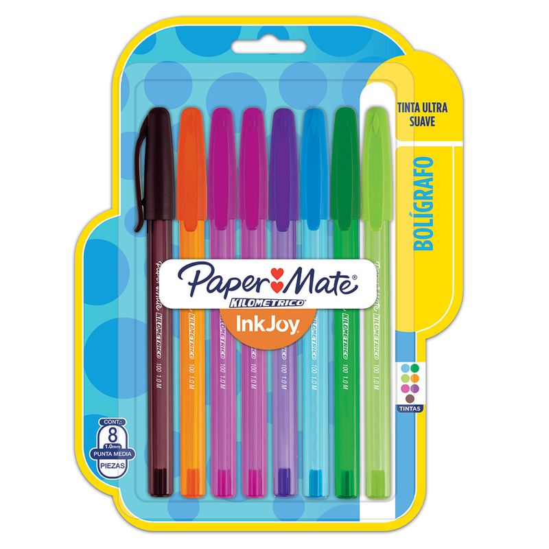 Boligrafo-Kilometrico-Fun-Colors-Paper-Mate-X8un-1-18213