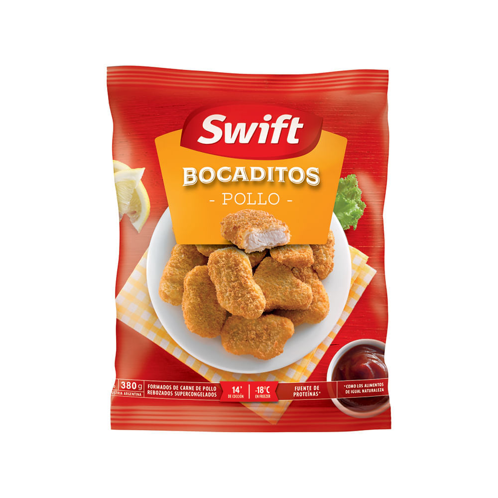 🍗 BOCADITOS SWIFT x380gr. CARNE Y POLLO🍗