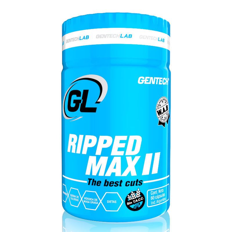 Suplemento Deportivo Ripped Max Ii Gentech 60 Capsulas - Masonline ...