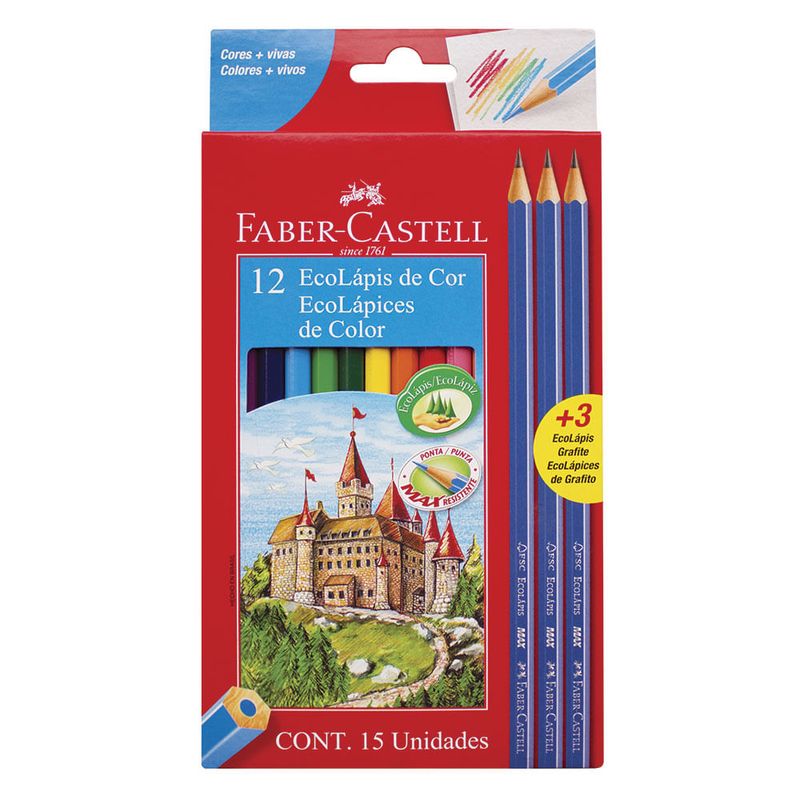 Ecolapices-De-Colores-Faber-Castel-Largos-X12---3-Grafitos-1-36902