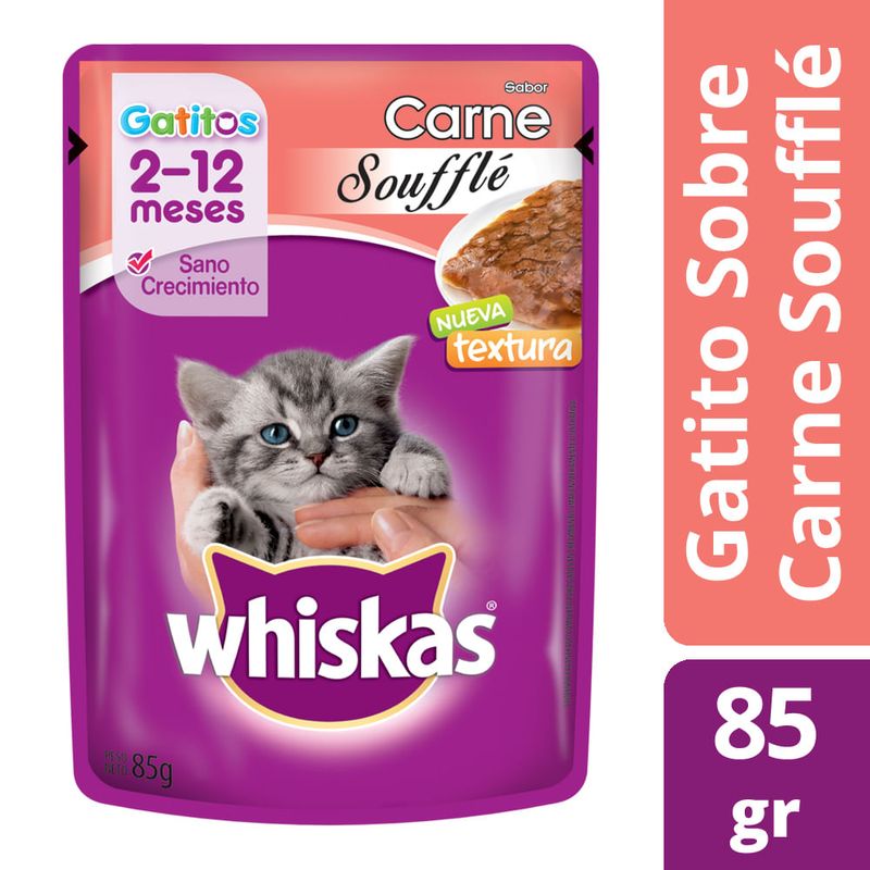 Alimento-Humedo-Pouch-Gatito-Carne-Souffle-Whiskas-85gr-1-63604