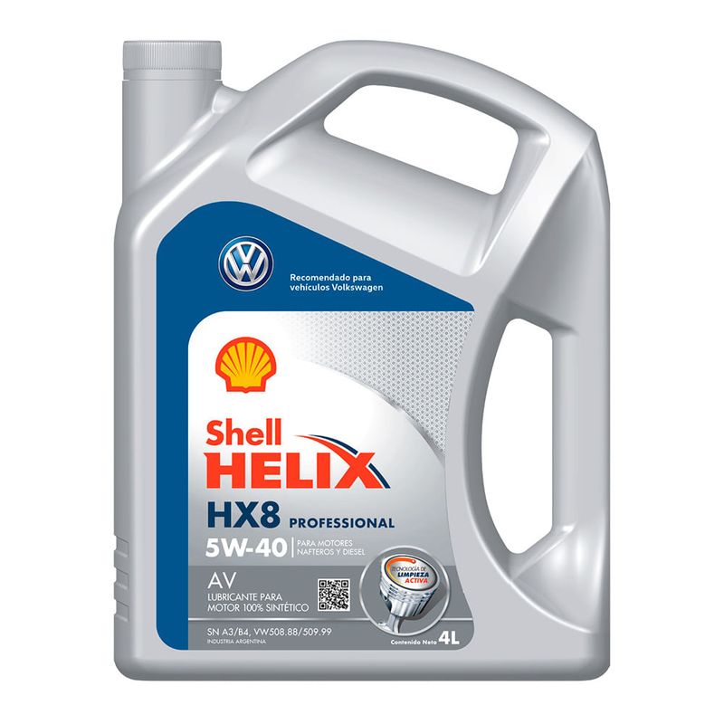 Aceite Shell Sintetico Helix Hx8 5w 40 4l Auto Motor Diesel