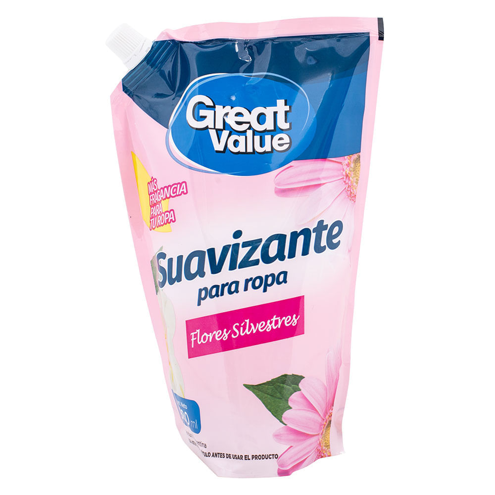 Suavizante Flores Silvestres Great Value 900 Ml - Masonline - Más Online