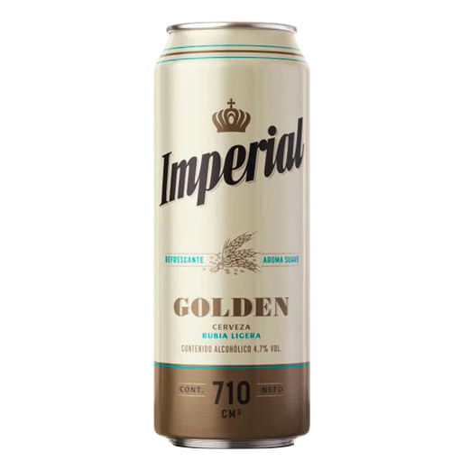 Cerveza Imperial Golden Lata 710 Cc - Masonline - Más Online