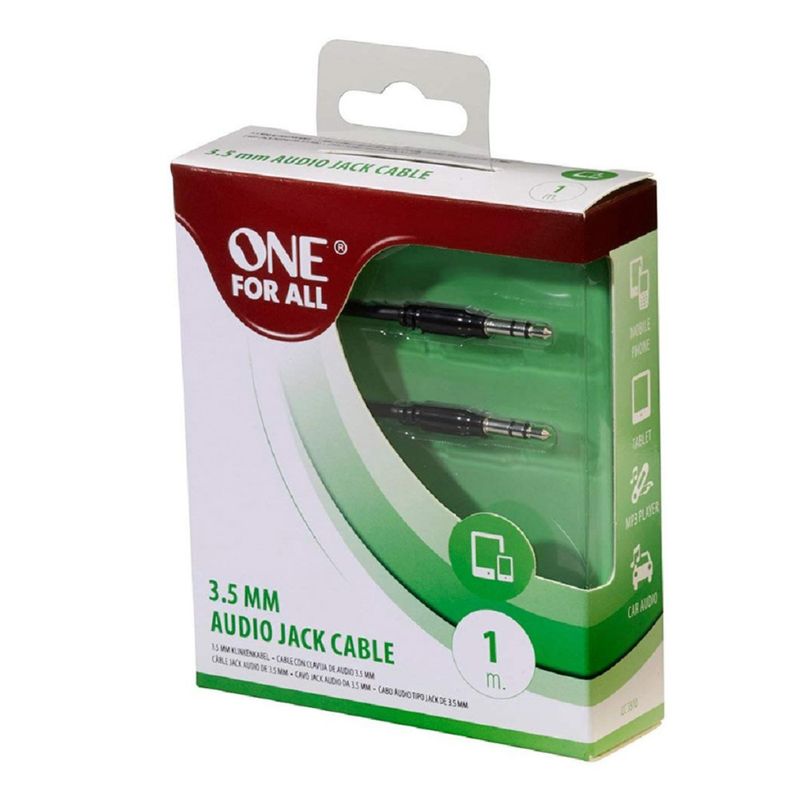 Cable-De-Audio-One-For-All-3-5mm-A-3-5mm-Negro-2-30387