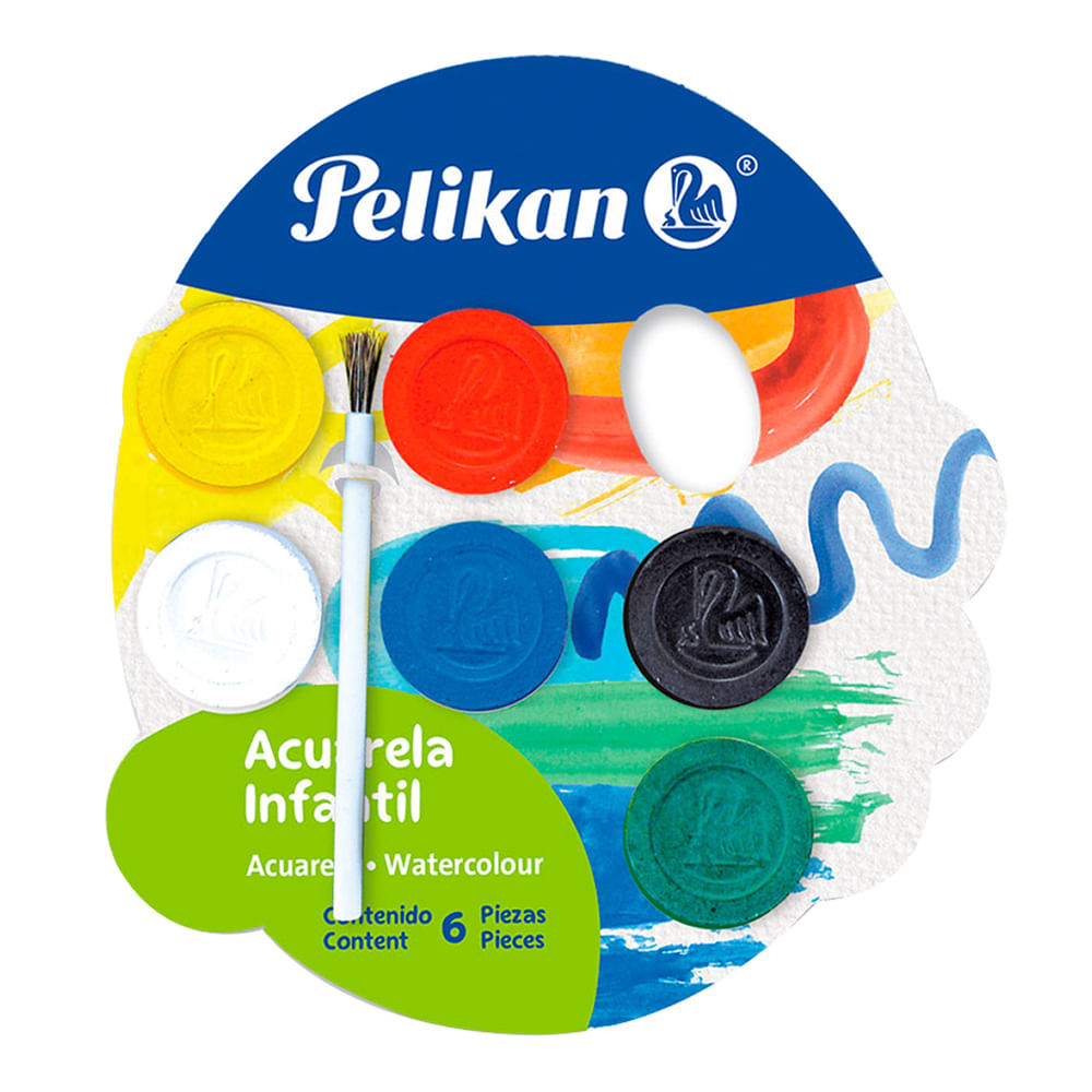 Pelikan Acuarela Pastel /6/70 Surtido /6 Acuarela - Masonline - Más Online