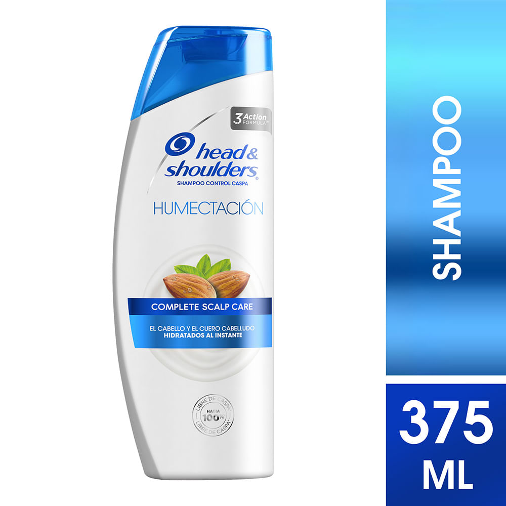 Shampoo Head & Shoulders Humectación 375 Ml Más Online