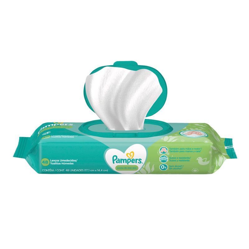 Toallitas Húmedas Pampers Aloe Vera 48 U - Masonline - Más Online