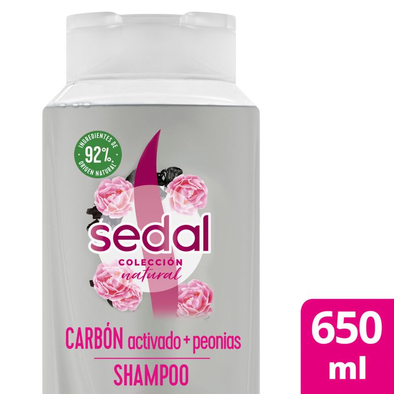 Shampoo Sedal Carbón Y Peonias 650 Ml - Masonline - Más Online