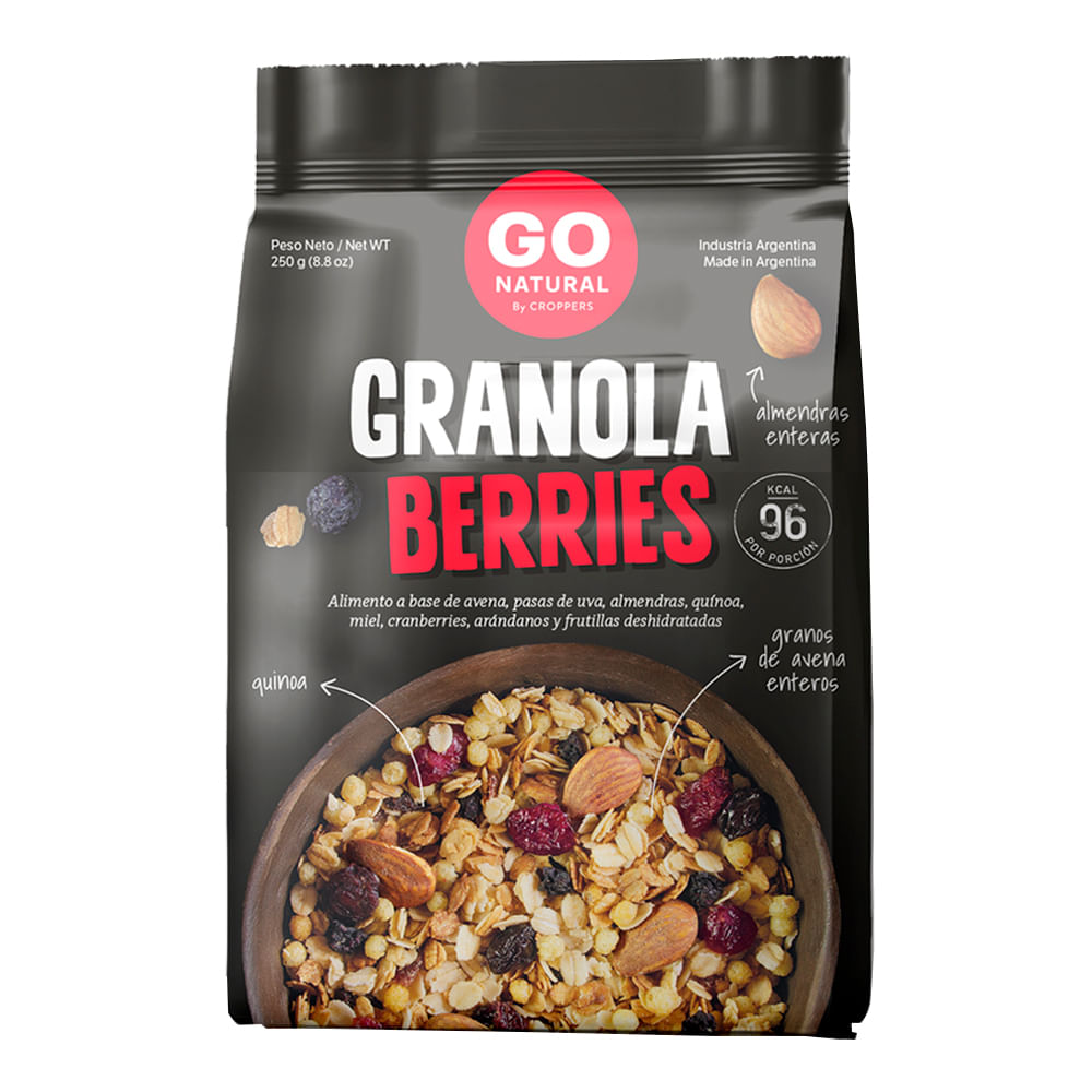 Granola Go Natural Berries 250gr Masonline Más Online