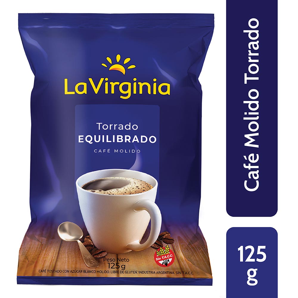 Cafe Molido Torrado Equi La Virginia 125 Gr - Masonline - Más Online