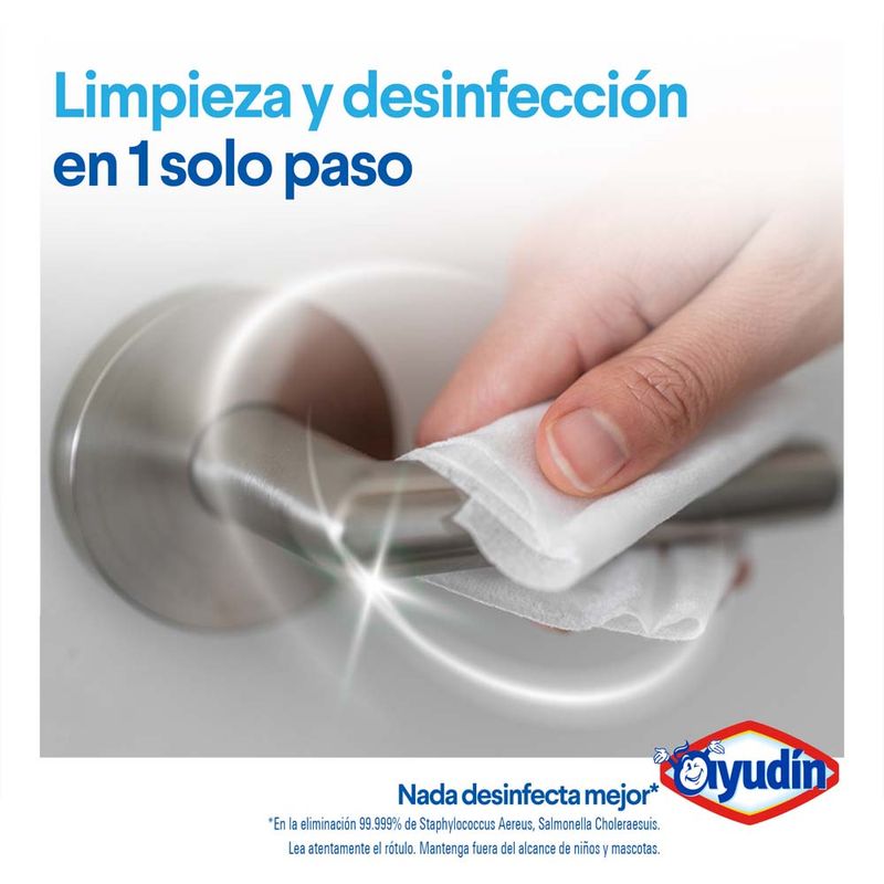 Toallitas Desinfectantes Ayudín Fresco (Doy Pack) 65 Un - Masonline - Más  Online