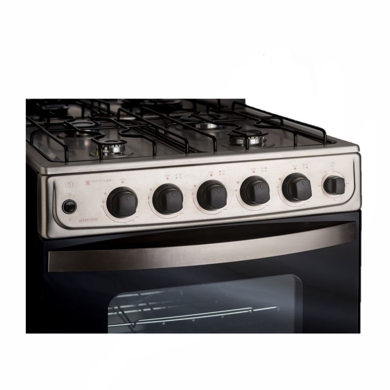 Cocina multigas 56 CM Inox - Whirlpool