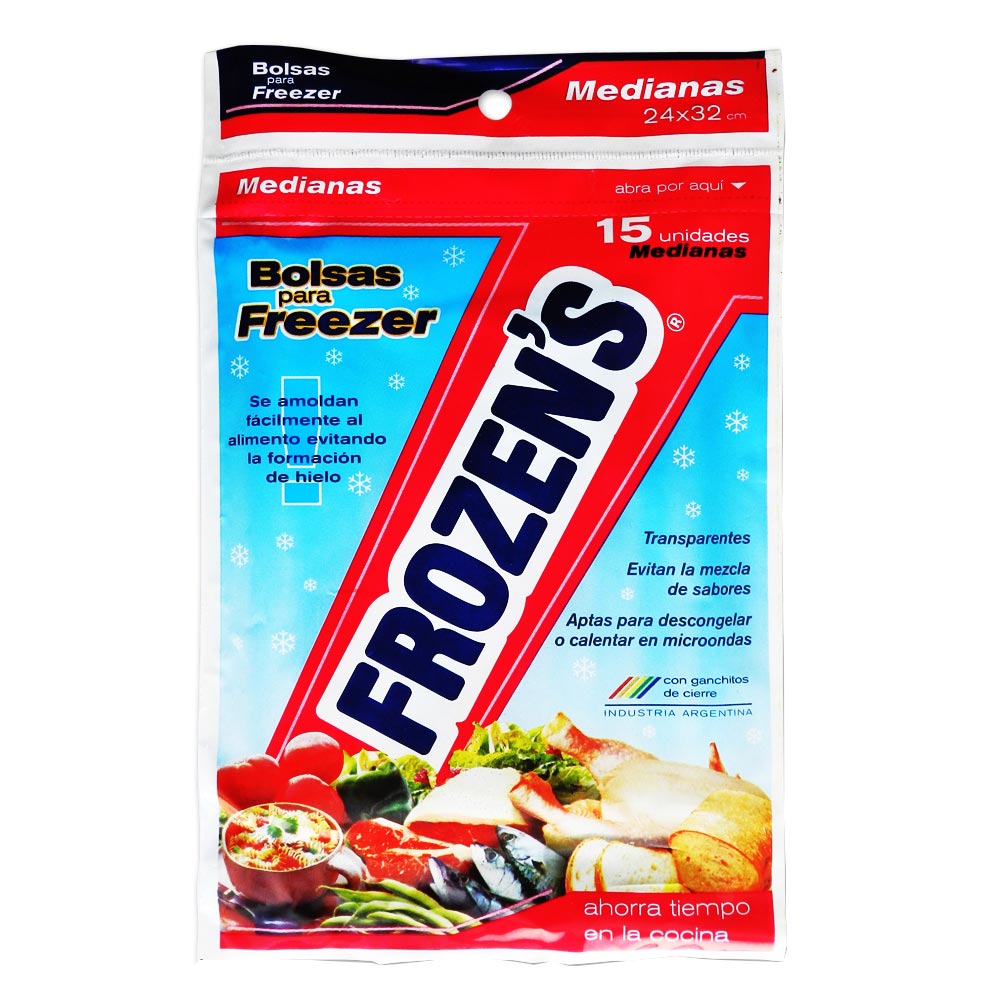 Bolsa Freezer Mediana Frozens 15 U - Masonline - Más Online