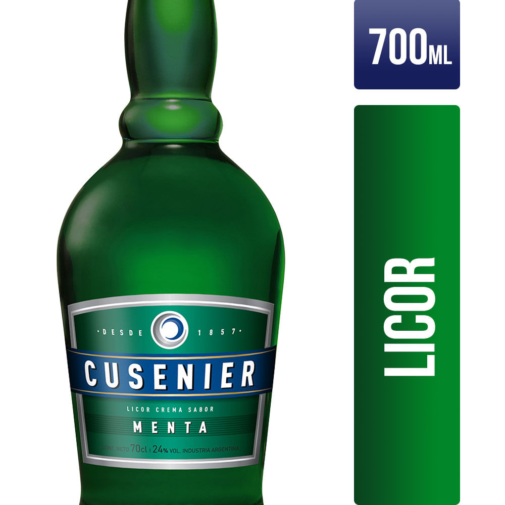 Licor de menta Cusenier 700 cc