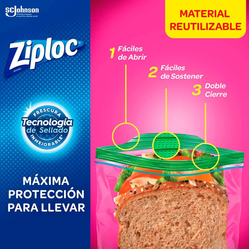 Bolsas Herméticas Ziploc Para Organizar Medianas 20un - Masonline - Más  Online