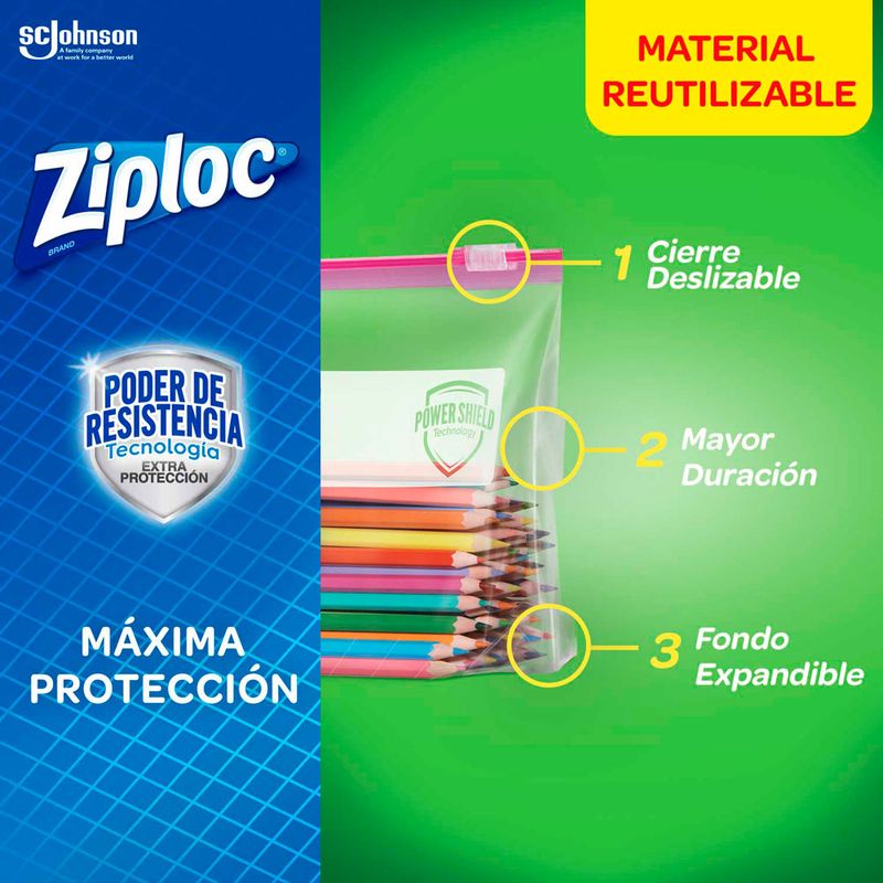 Bolsas Herméticas Ziploc Para Organizar Medianas 20un - Masonline - Más  Online