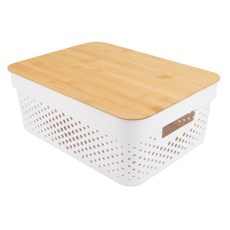 Caja plástica con tapa 11L