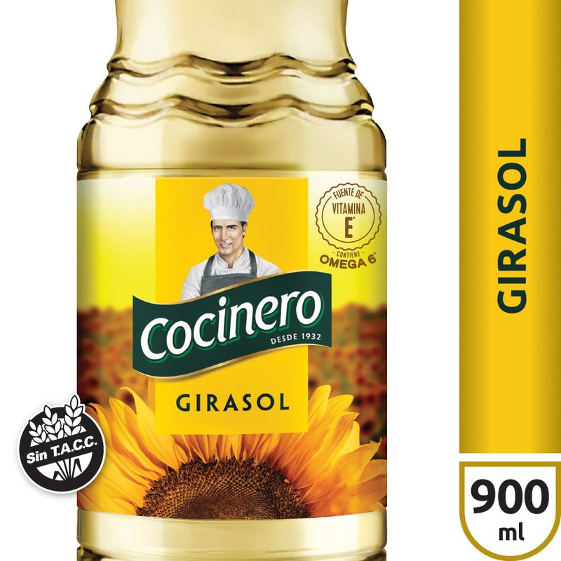 Aceite De Girasol Cocinero 900 Ml - Masonline - Más Online