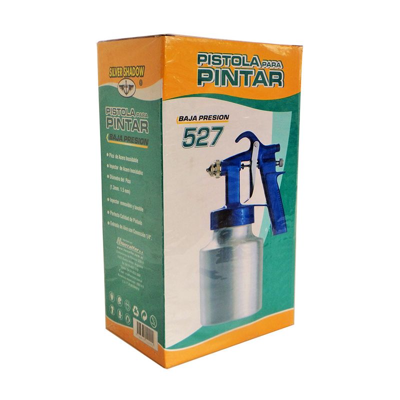 Pistola Para Pintar Carga Superior Silver Shadow - Easy