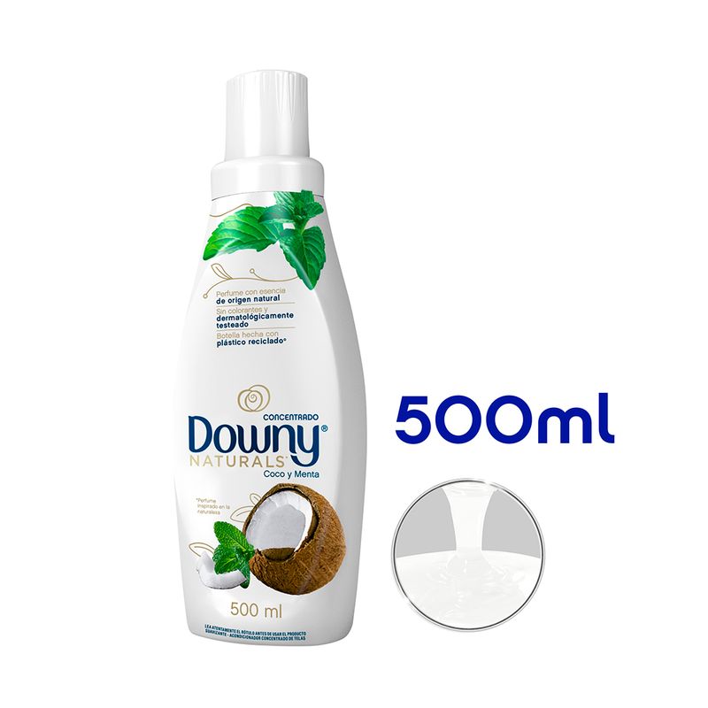 Suavizante De Ropa Downy Concentrado Coco Y Menta 500 Ml - Masonline - Más  Online