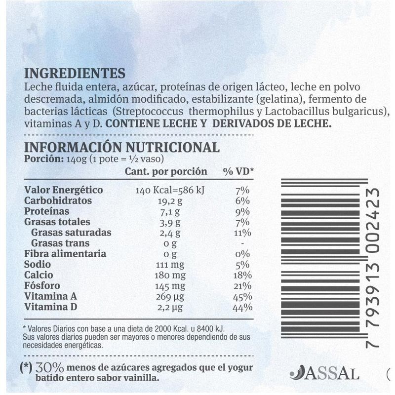 Yogur Natural Pote Tregar X 140g - Masonline - Más Online