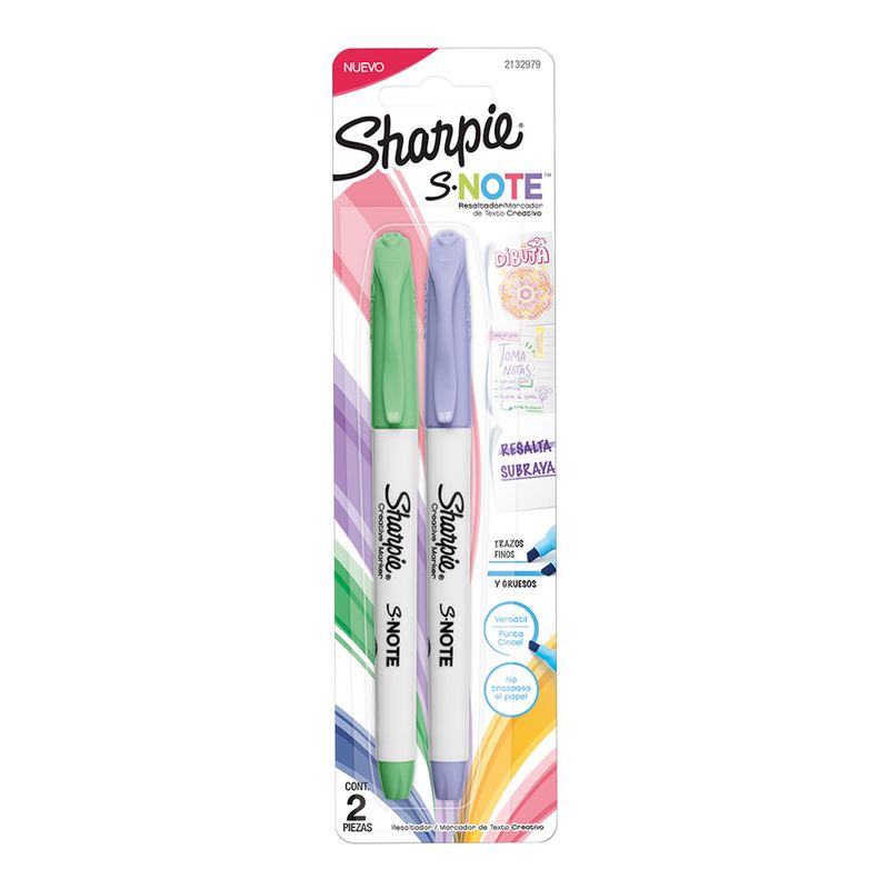 Resaltador-Marcador-Sharpie-Note-Surtido-3-31393