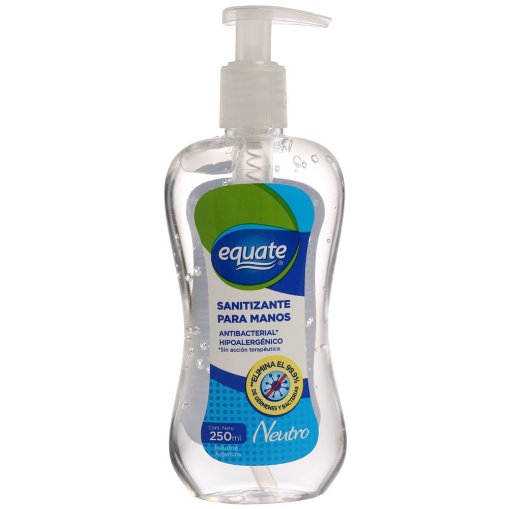 Sanitizante Manos Neutro Equate 250 Ml Masonline Más Online 0818