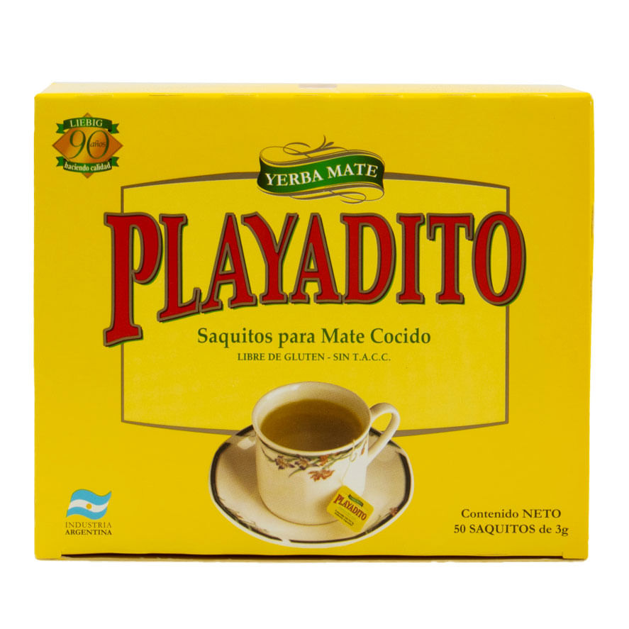Mate Cocido Playadito En Saquitos X 50 Un