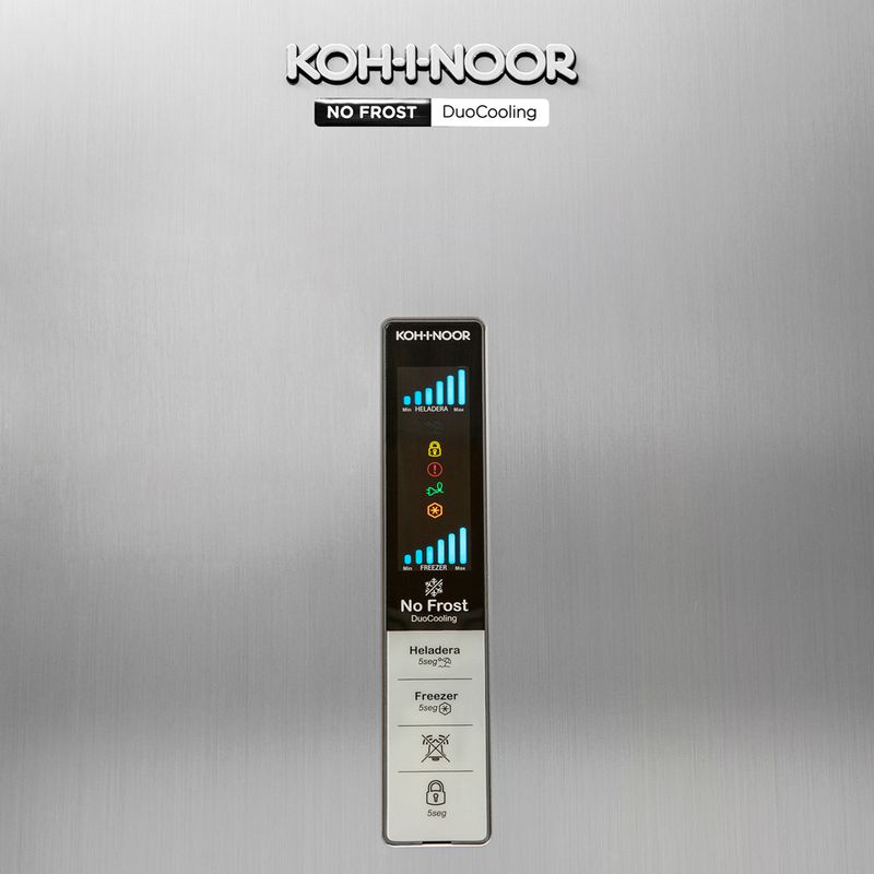 Heladera-No-Frost-Kohinoor-417l-Inox-Duocooling-5-22279