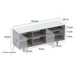 Rack-Tv-140-Cm-Madera-Para-so-Y-Blanco-2-Puertas-Estantes-3-17242