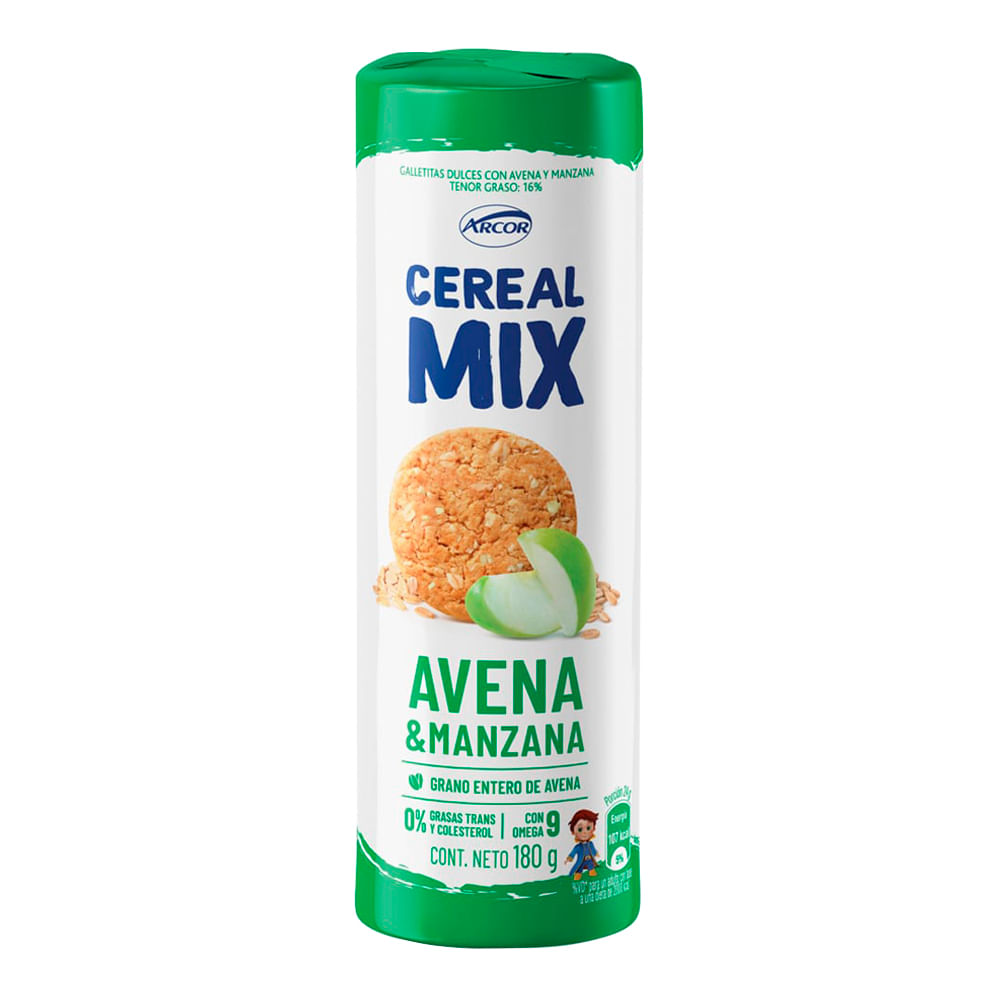 Galletitas Cereal Mix Avena Y Manzana 180g Masonline Más Online