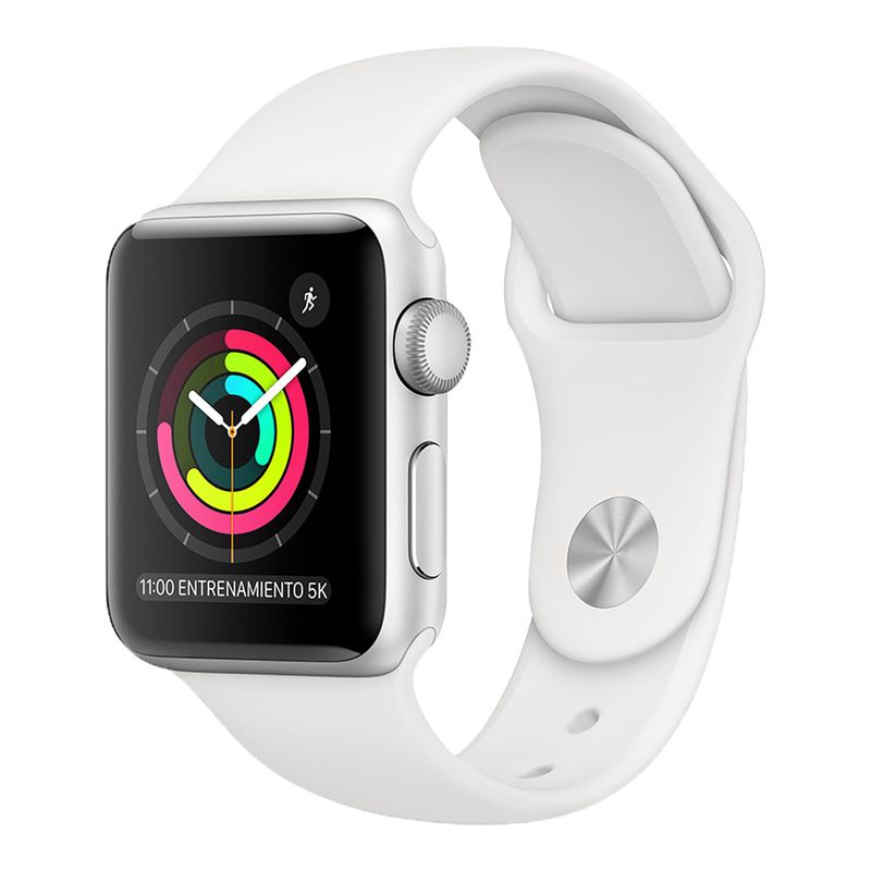 Apple-Watch-Series-3-Gps-42-Mm-Caja-De-Aluminio-Plateado-Con-Correa-Deportiva-Blanca-2-17728