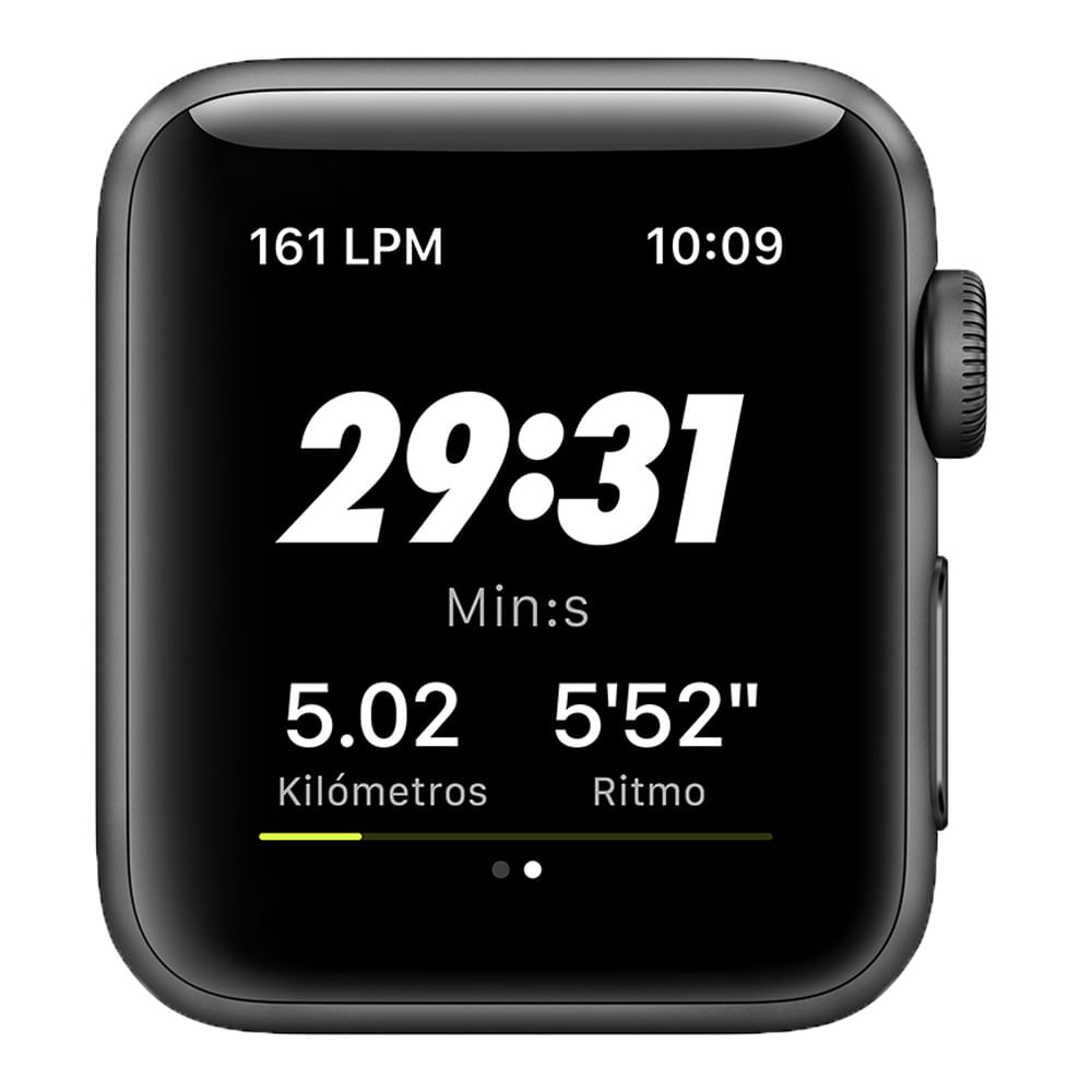 sobras desagradable Refrescante Apple Watch Series 3 Gps 42 Mm Caja De Aluminio Gris Espacial Con Correa  Deportiva Negra - Masonline - Más Online