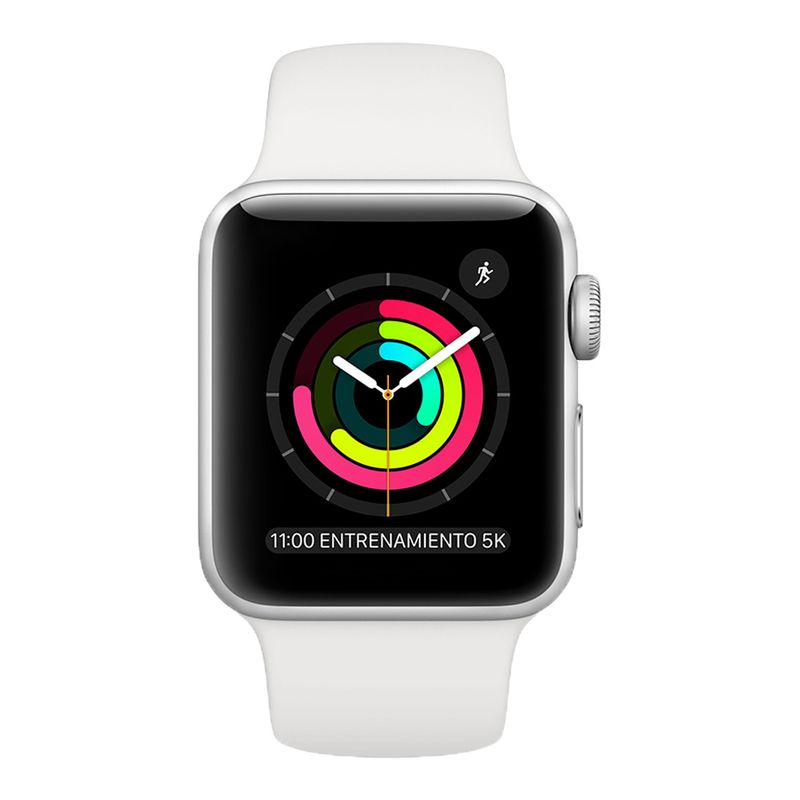 Apple Watch Series 3 Gps 42 Mm Caja De Aluminio Plateado Con