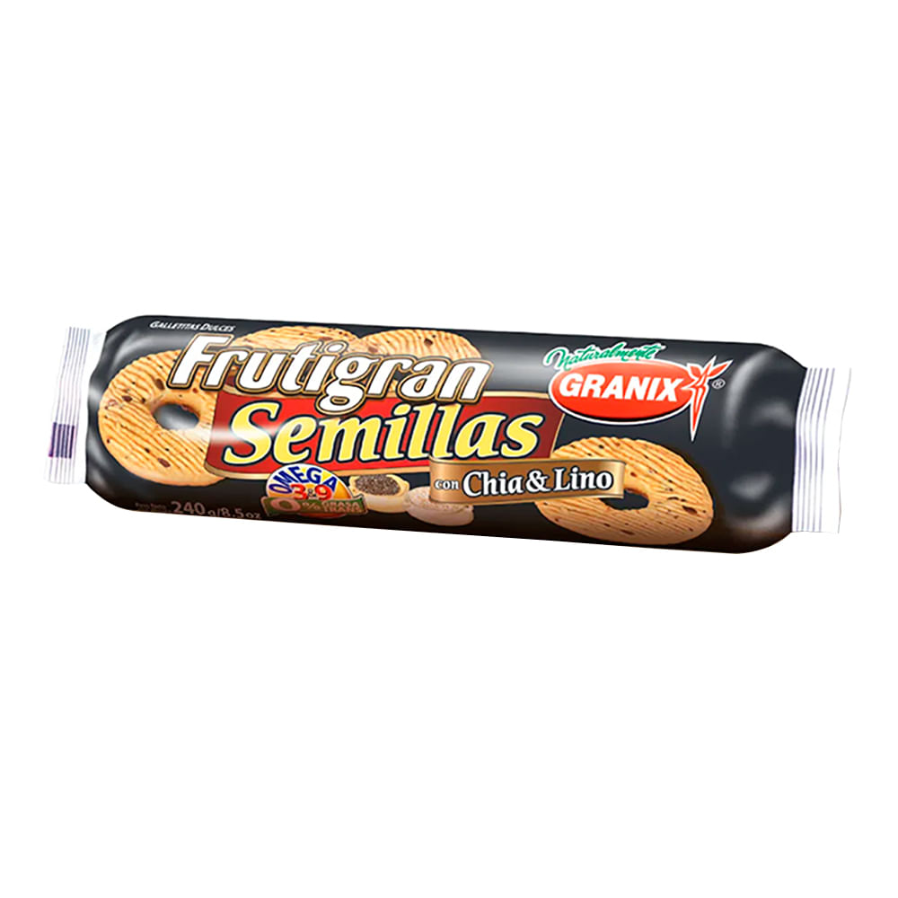 Galletita Frutigran Avena, Chia Y Lino Granix 240 Gr