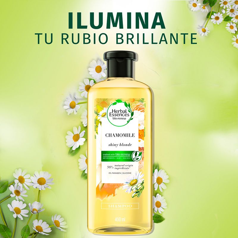 Shampoo Herbal Essences Bío:Renew Chamomile 400ml - Masonline - Más Online