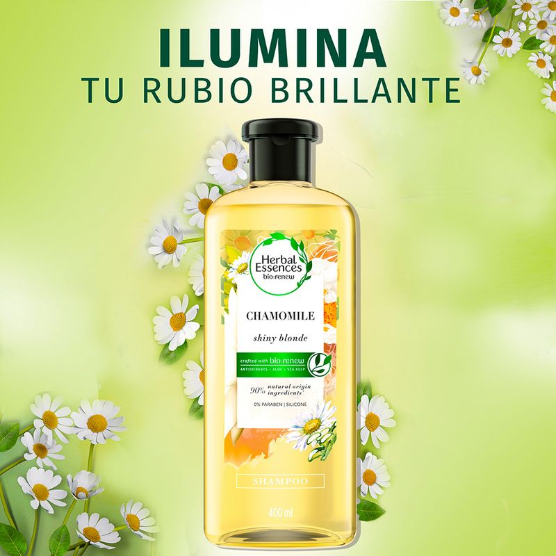 Shampoo Herbal Essences BíoRenew Chamomile 400ml Más Online