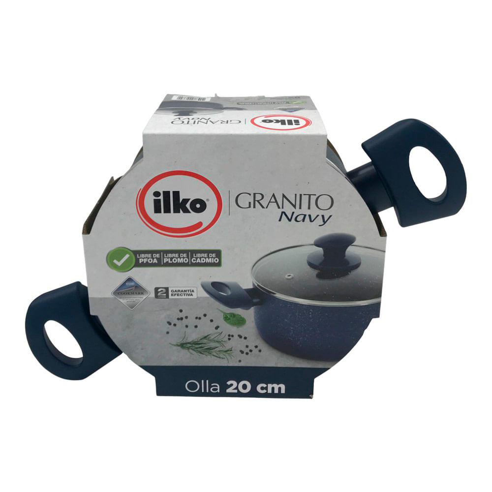 Sarten 20cm granito navy Ilko