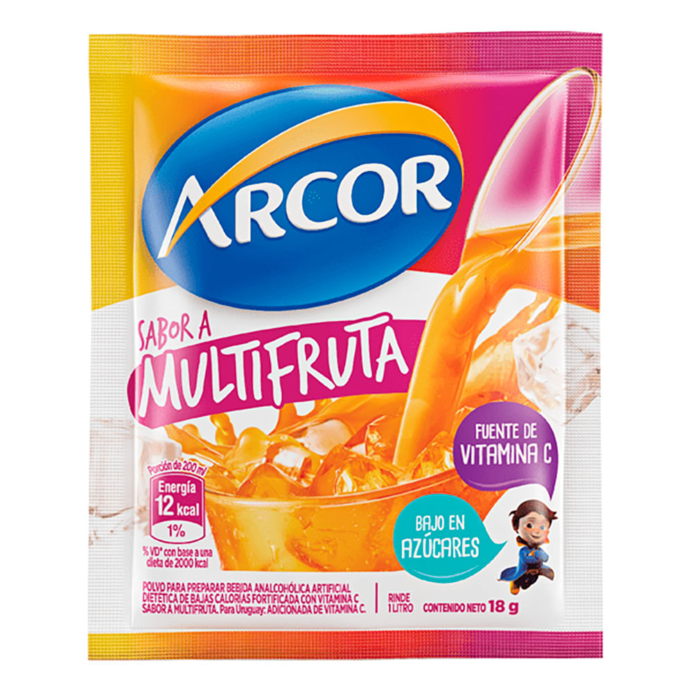 Jugo En Polvo Arcor Multifruta 18g - Masonline - Más Online