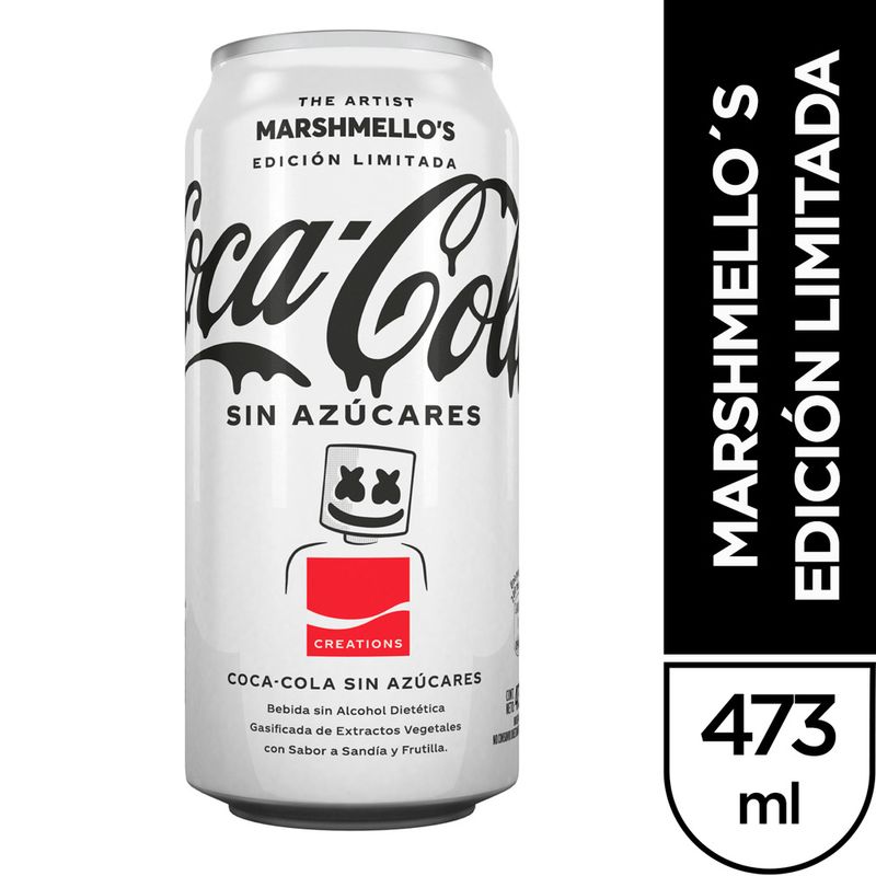 Gaseosa CocaCola Sin Azúcar Marshmello 473ml Más Online