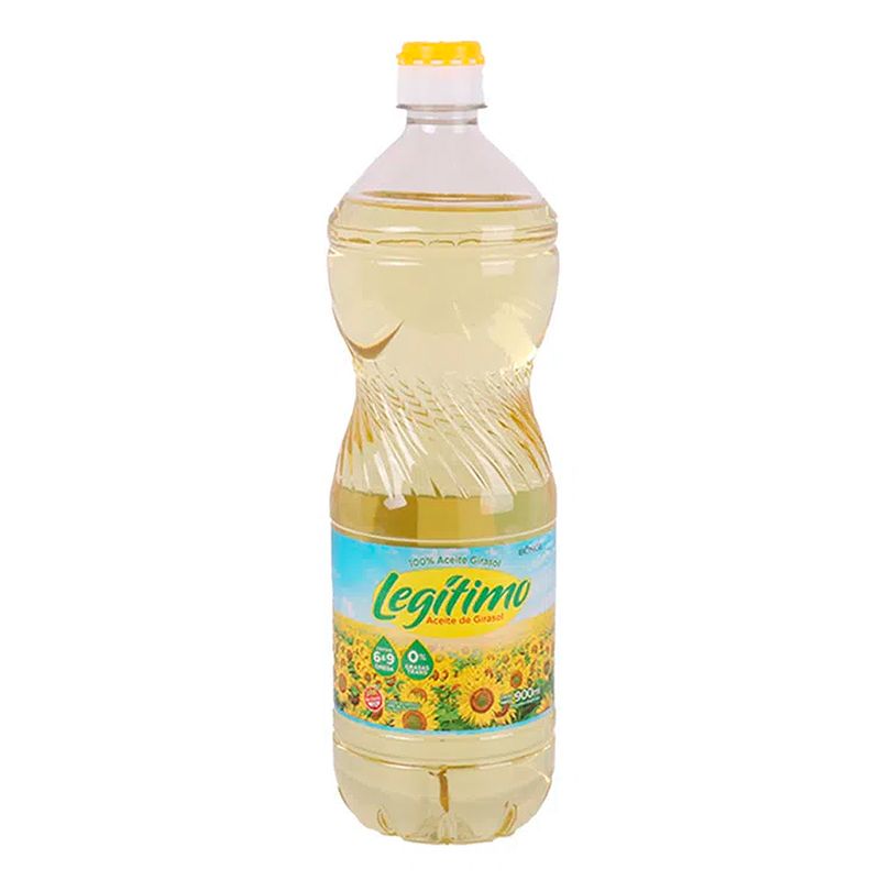 Aceite De Girasol Legitimo 900 Ml - Masonline - Más Online