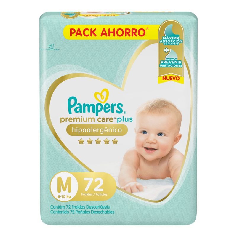 PAMPERS Pampers Pañales Premium Care Talla M 20 u