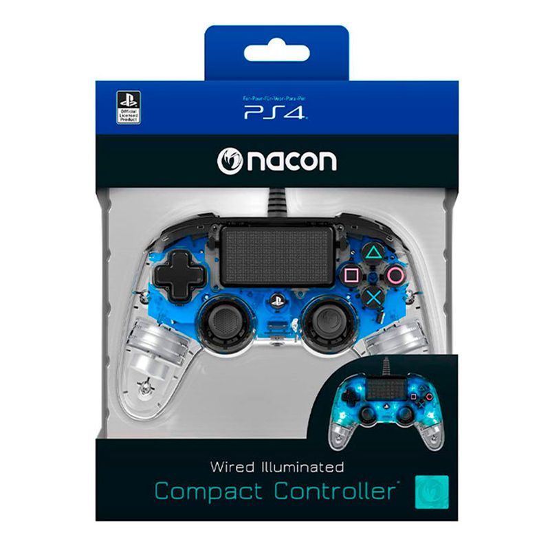 Nacon Control PS4/PC Cristal Azul para Gaming en Costa Rica - Tiendas  Arcadia