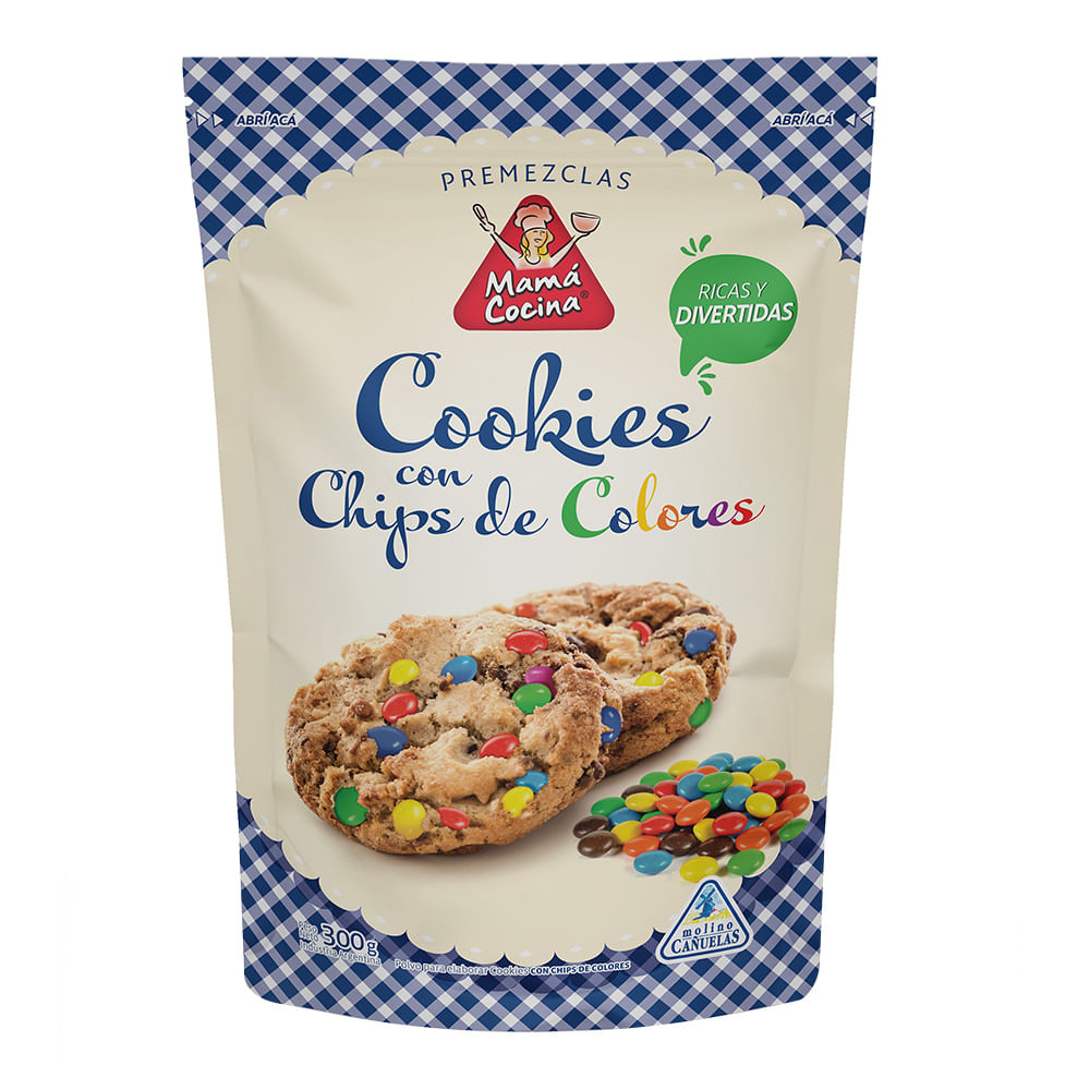 Premezcla Cookies Mama Cocina Chips Colores 300gr - Masonline - Más Online