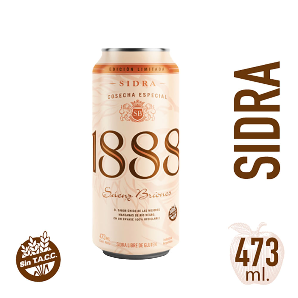 Sidra 1888 Saenz Briones 473ml - Masonline - Más Online