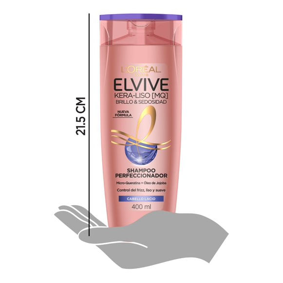 Shampoo Elvive Kera Liso Brillo Y Seda 400ml Más Online